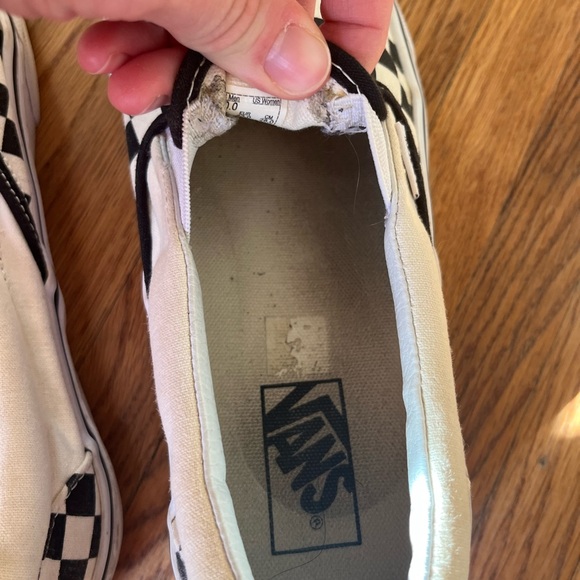 Men’s Black and White Checkered Vans - Picture 2 of 13
